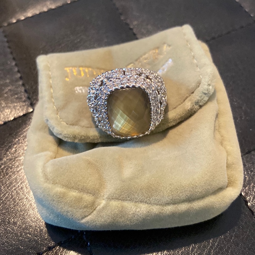 Judith Ripka Stirling silver ring